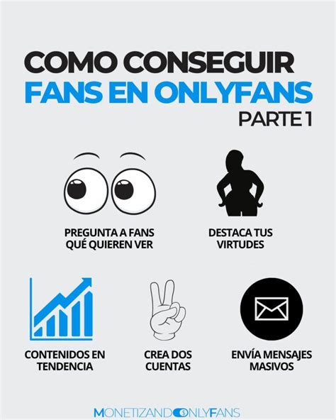 como conseguir fans en only|️ Cómo ganar seguidores en Onlyfans